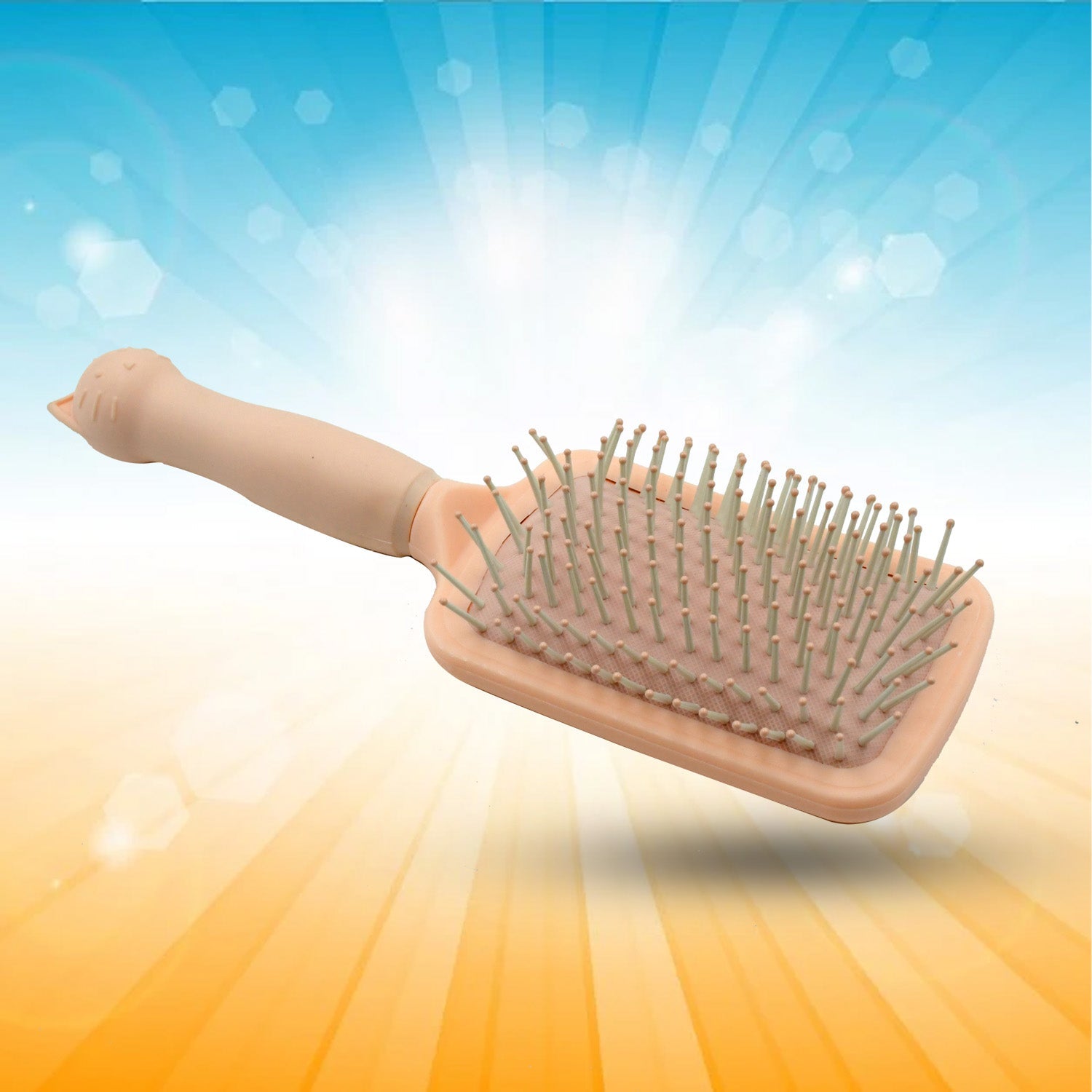 Massage Comb, Massage Hair Brush Ergonomic Matt Disappointment for Straight Curly Hair Cushion Curly Hair Comb For Detangling Professional Comb For Men And Women for All Hair Types, Home Salon DIY Hairdressing Tool  (1 Pc / 24 Cm) - Bhavnagar Deodap