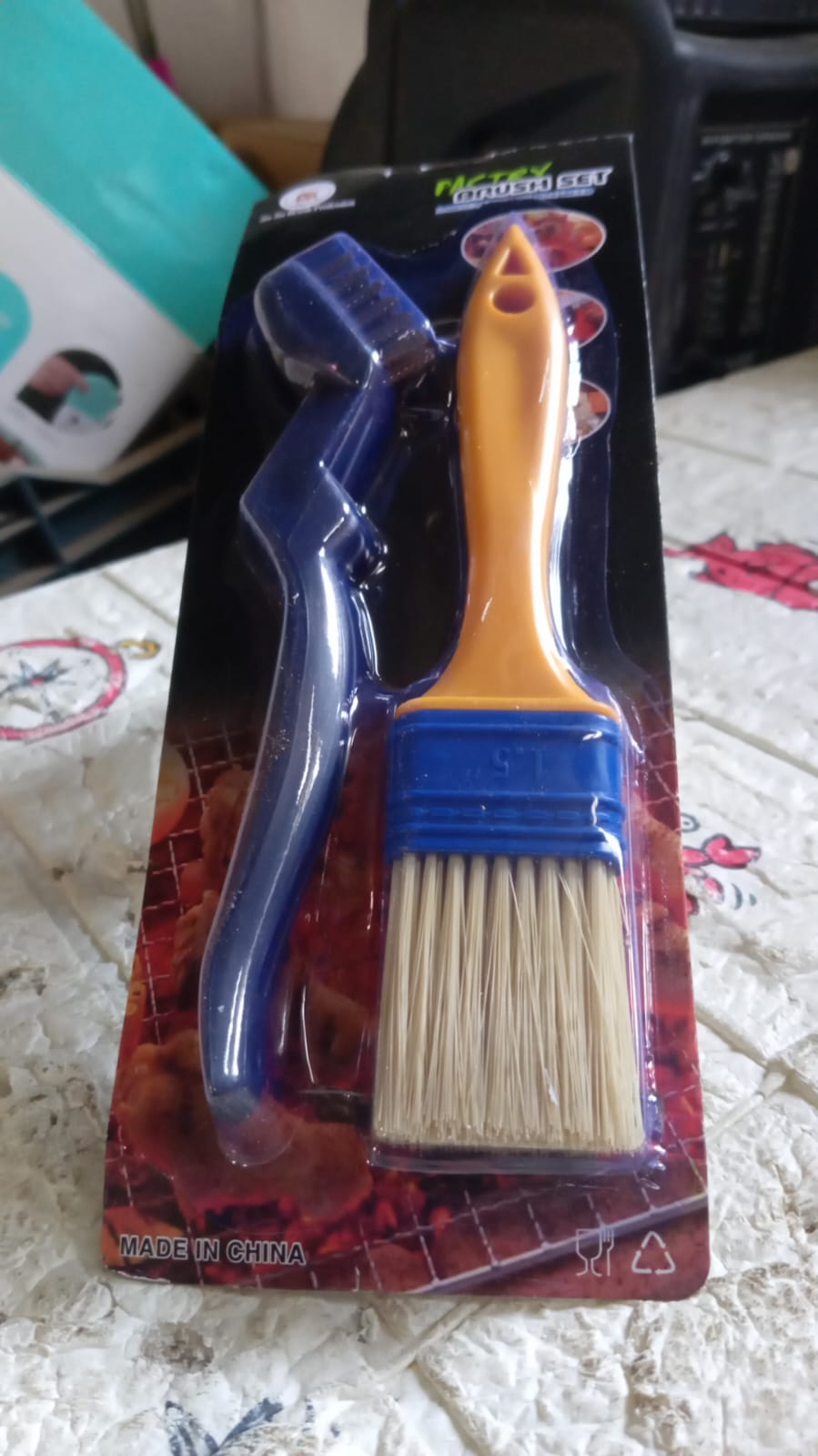 Multifunction Basting Brush for Cooking Pastry Brush Baking Food Butter Brush Dusting Brush for Cooking Grease Brush for Baking Dishwasher Safe Grilling / Hairbrush / Corn (2 Pcs Set) - Bhavnagar Deodap