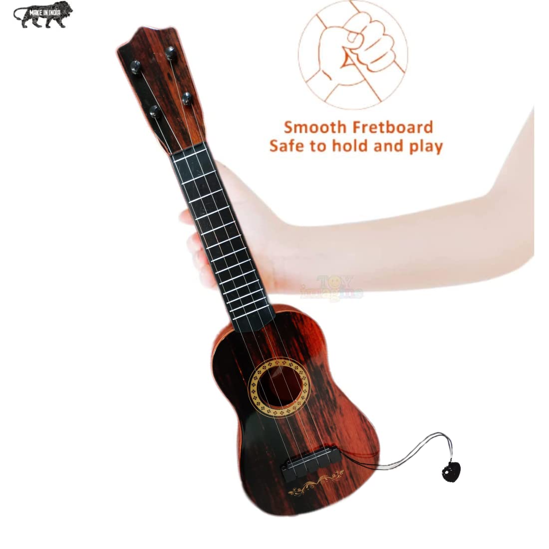 4 String Musical Toy 17" Guitar for Children, Kids Handheld Best Toy & Gift for Girls & Boys - Bhavnagar Deodap