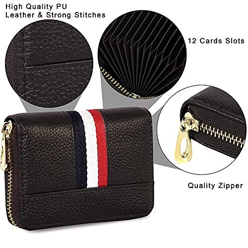New ImportePU Leather Credit/Debit/ATM/Visiting/Business Zipper Card Holder Case Wallet for Unisex/Men & Women RFID Blocking Protected with Money Coin Purse Festive Valentines - Bhavnagar Deodap