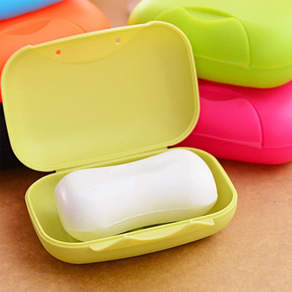 Travel Soap Case Box Plastic Soap Box With Cover Waterproof Leakproof Soap Dish For Bathroom & Travel Use (1Pc) - Bhavnagar Deodap