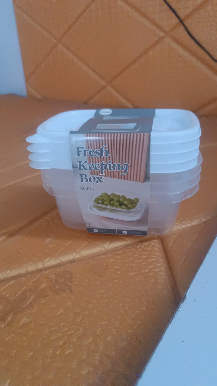 Food Storage Containers-Microwave (4 Pc/400ml) - Bhavnagar Deodap