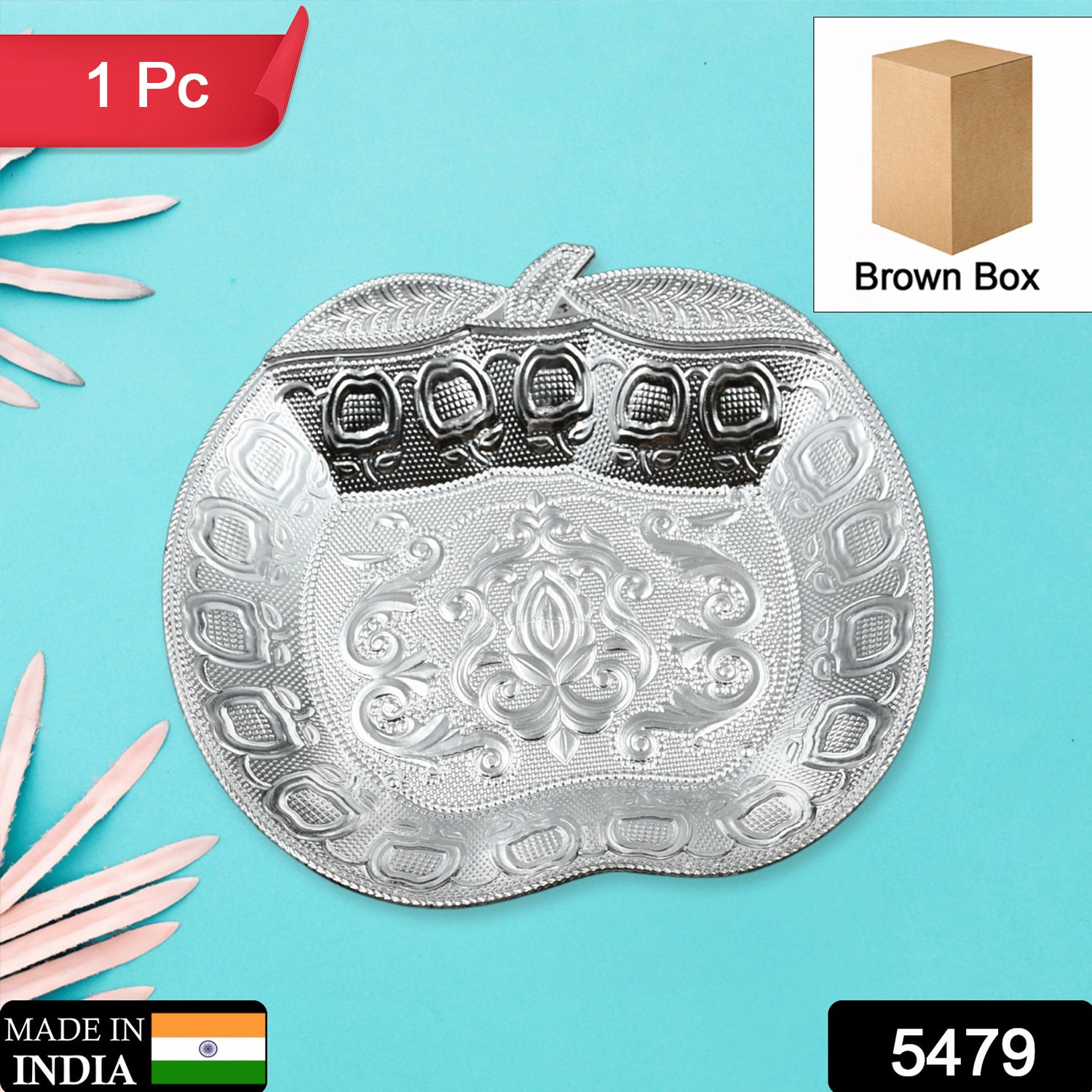 DECORATIVE MUKHWAS SERVING TRAY SERVING MUKHWAS PLATE FANCY CANDY TRAY DRY FRUIT SERVING TRAY (1 Pc Set) - Bhavnagar Deodap