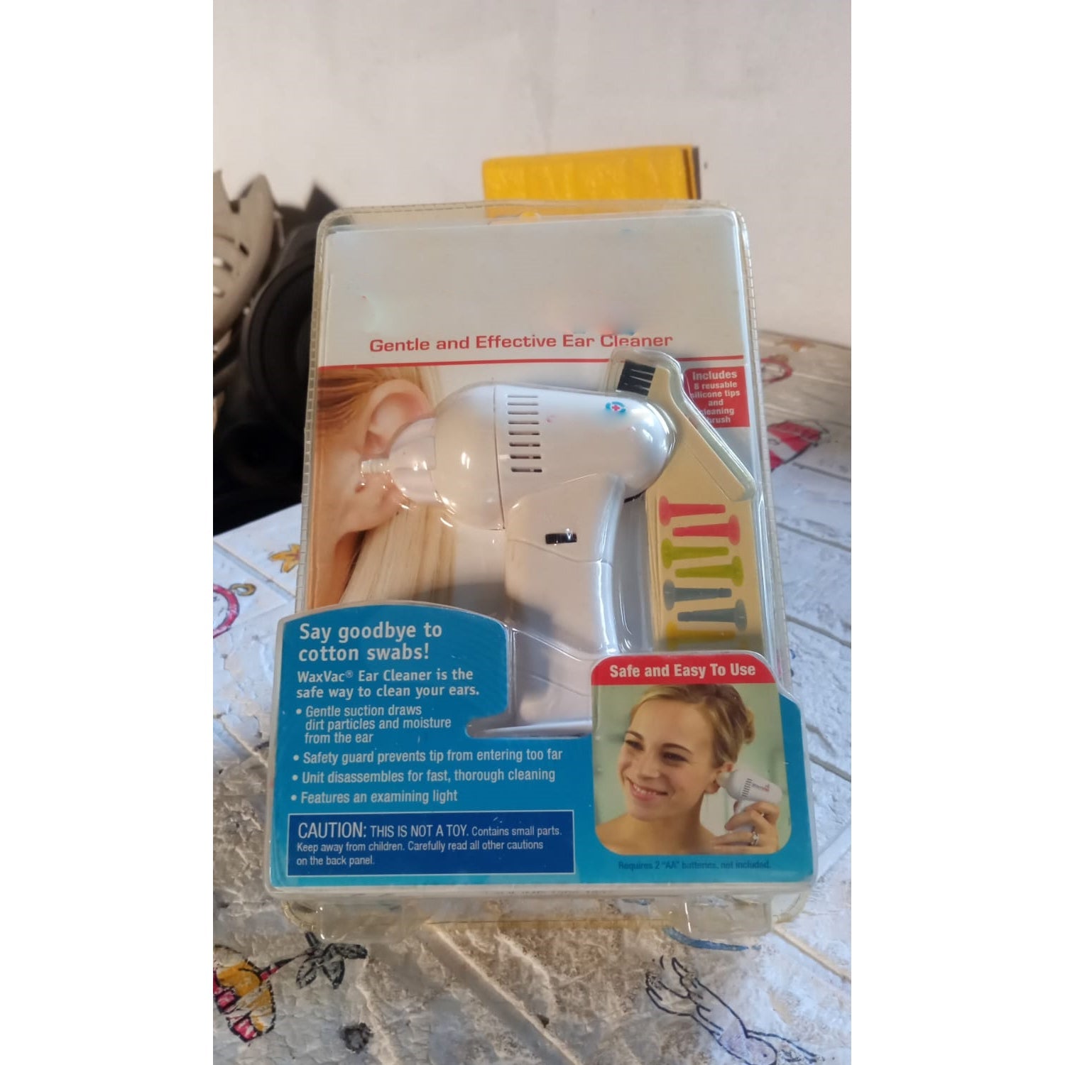 Vacuum Ear Cleaning System Clean Ears Care Removel Tool Earpick Cleaner Vacuum Removal Kit Safe Gentle Hygienic with 8 Silicon Cleaner Clips and Cleaning Brush - Bhavnagar Deodap