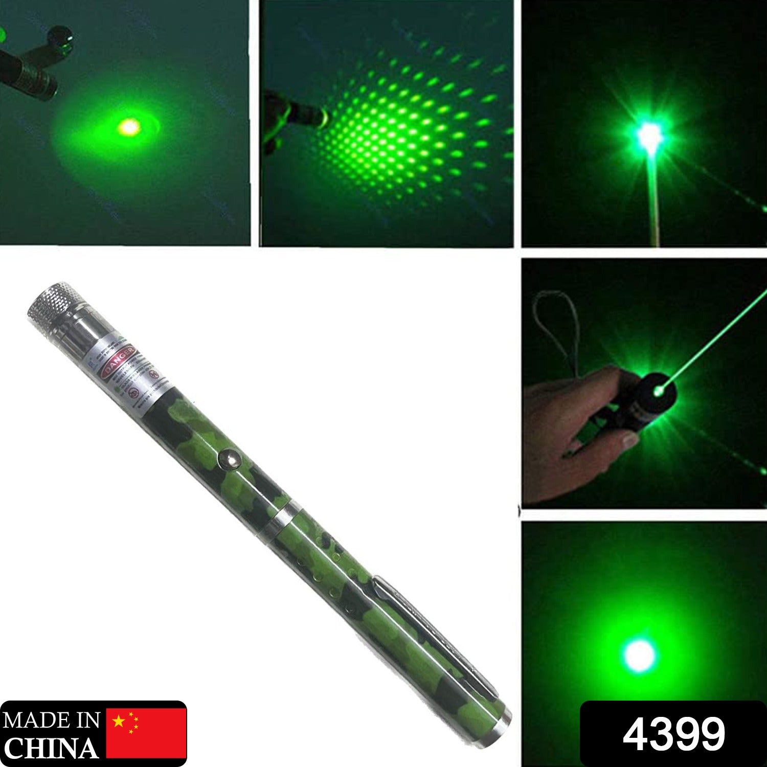 Green Multipurpose Laser Light Disco Pointer Pen Beam With Adjustable Antena Cap To Change Project Design - Bhavnagar Deodap