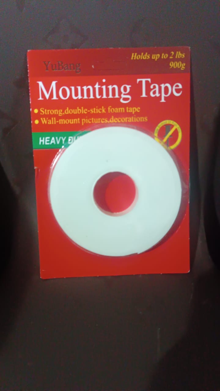 Medium Strong Double Sided Tape Foam Mounting Tape (1 Pc / Medium)