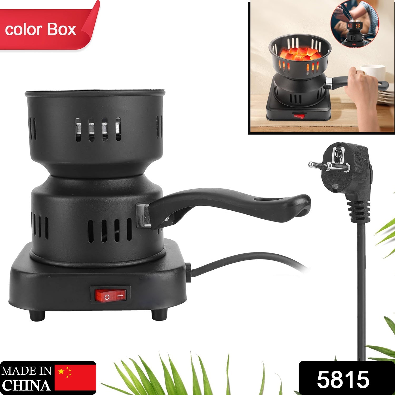 Mini Electric Stove: Heating, Hot Plate & Coffee/Tea Heater (Portable & Compact) - Bhavnagar Deodap