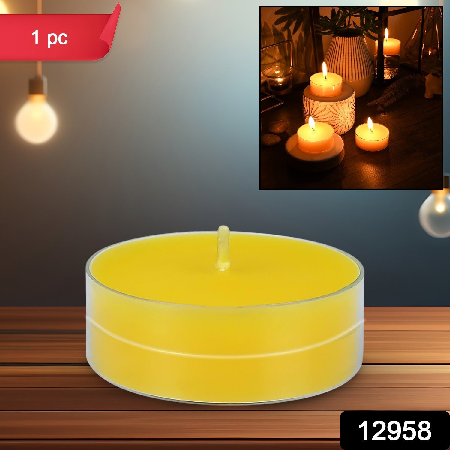 Tealight Diwali Candles for Home Decoration Smokeless Candles for Decorations Long Burning for Mood Dinners Parities Home Decoration Wedding Candle (1 Pc / Mix Color) - Bhavnagar Deodap