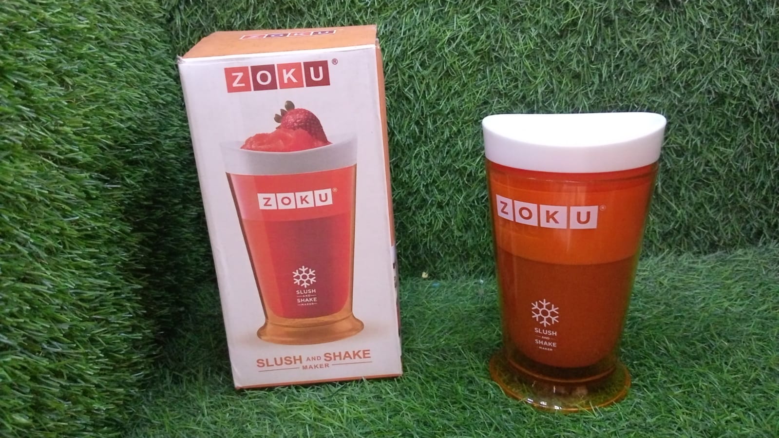 Slush and Shake Maker, Compact Make and Serve Cup with Freezer Core Creates Single-serving Smoothies, Slushies and Milkshakes in Minutes, BPA-free, Gift Box. - Bhavnagar Deodap