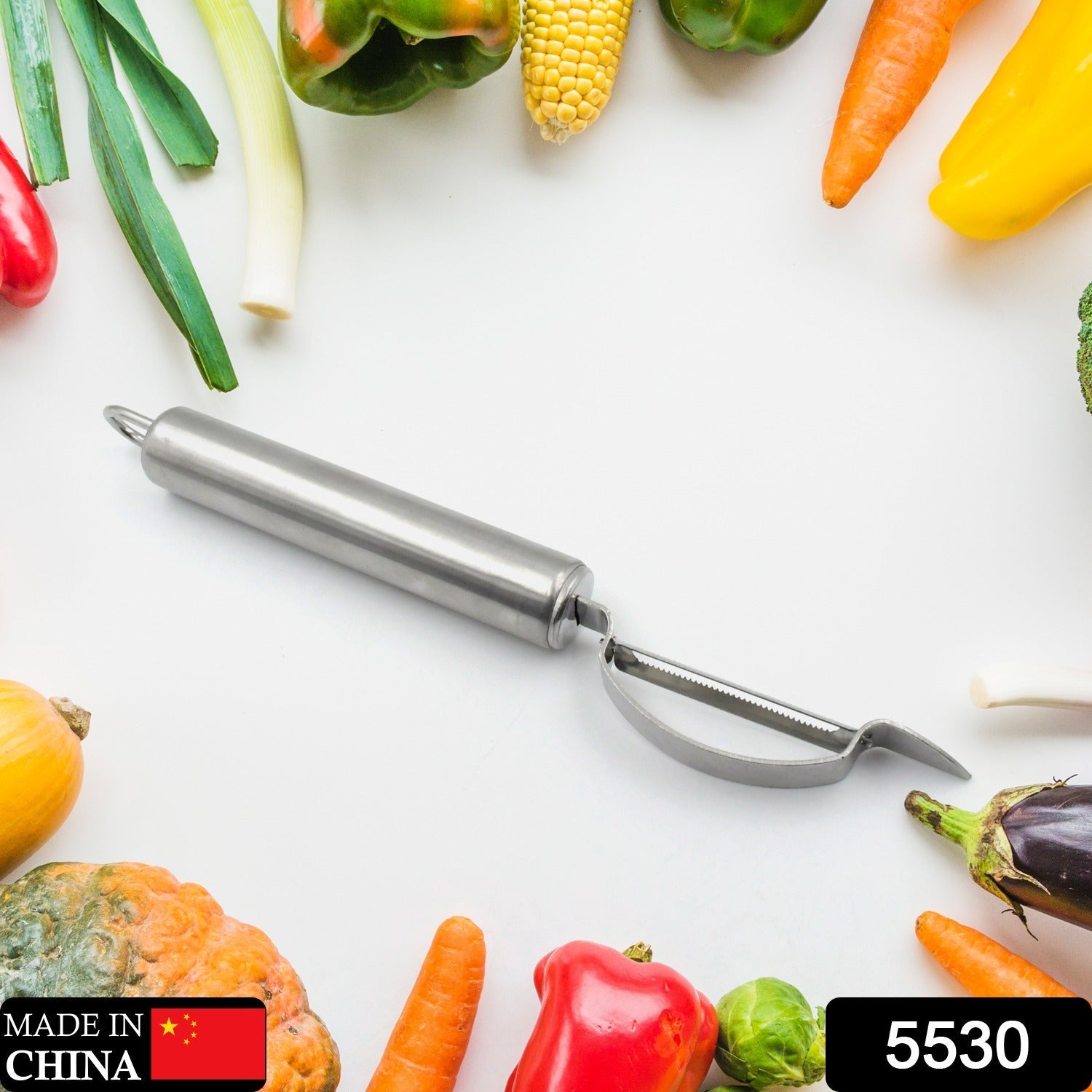 Kitchen Vegetable Peeler, Fruit Peeler, Ergonomic Handle Safe and Easy to Use for Potatoes,Apples,Pears Tomatoes,Carrots,Cucumbers Kitchen Accessory, Kitchen Gadgets (1 Pc) - Bhavnagar Deodap