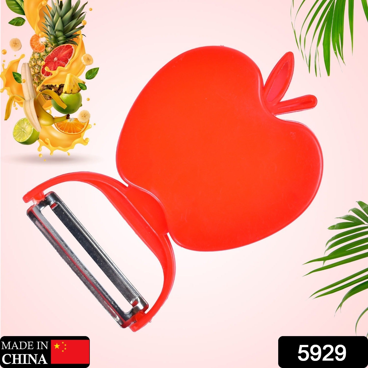Apple Shaped Folding Peeler Vegetable Peeler for Kitchen, Home Fruit Peelers, Great for Peeling Potato, All Types of Vegetable - Bhavnagar Deodap