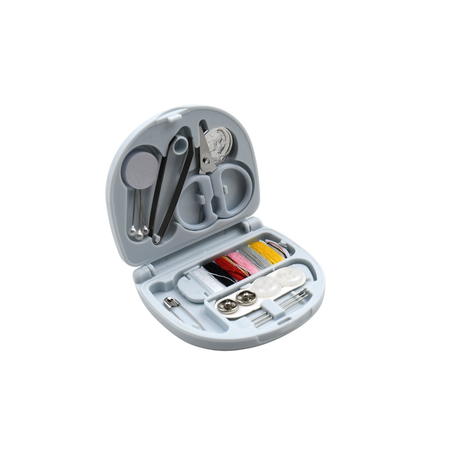 Mini Travel Sewing Kit DIY Sewing Portable Sewing Tool Kits Plastic Sewing Kit Box Beginner Friendly Emergency Sewing Repair Kit with Threads Scissors Hand Sewing Needles - Bhavnagar Deodap