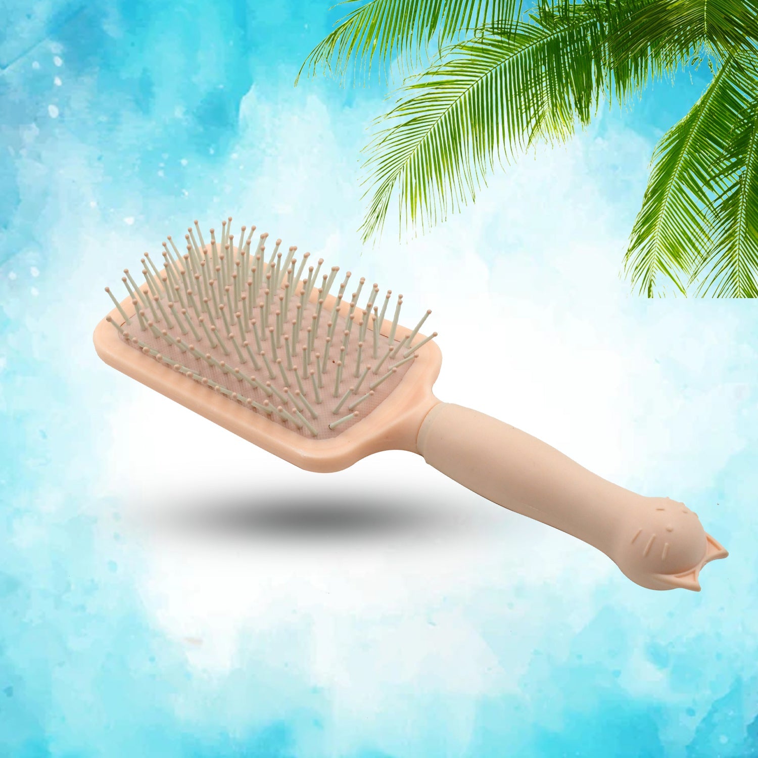 Massage Comb, Massage Hair Brush Ergonomic Matt Disappointment for Straight Curly Hair Cushion Curly Hair Comb For Detangling Professional Comb For Men And Women for All Hair Types, Home Salon DIY Hairdressing Tool  (1 Pc / 24 Cm) - Bhavnagar Deodap