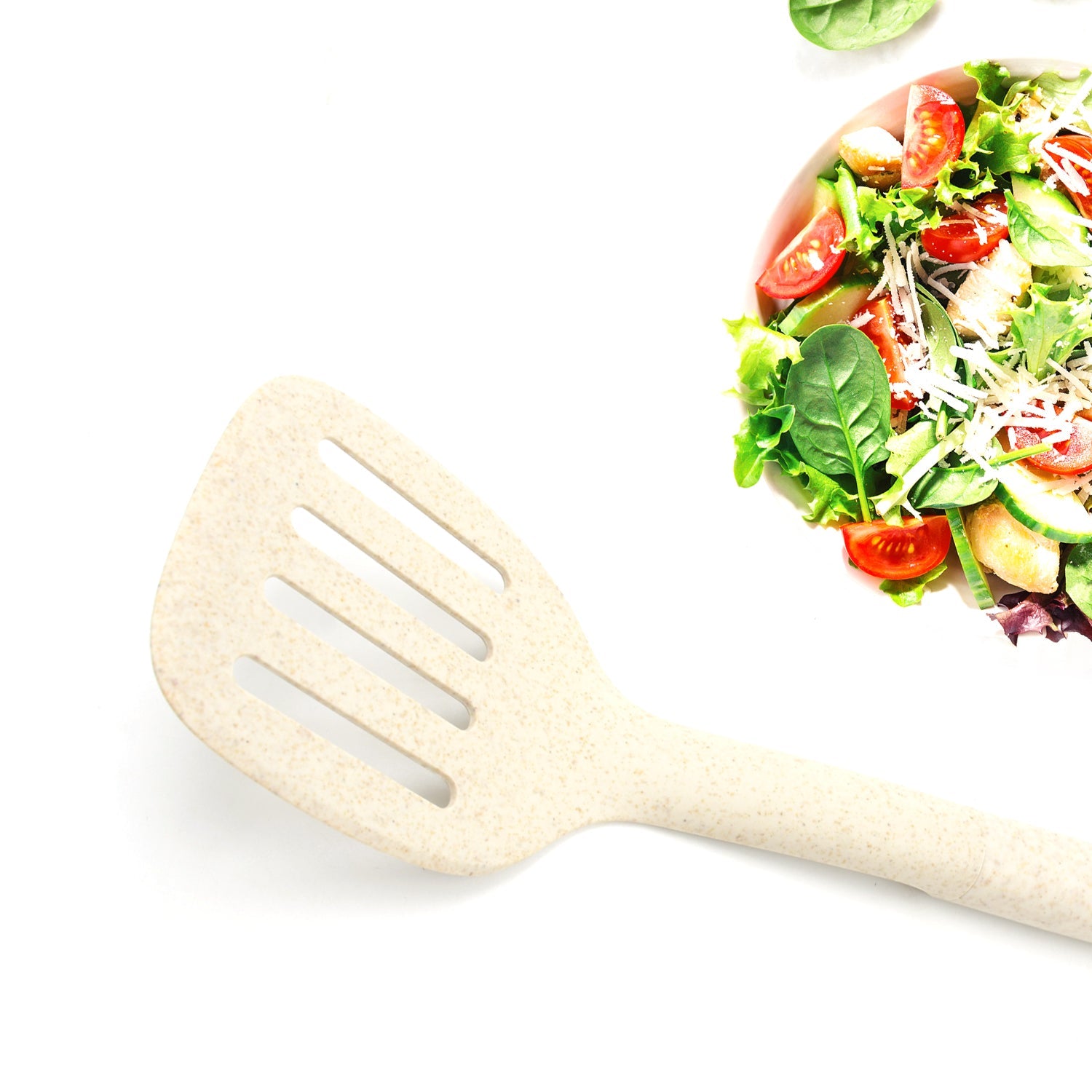 Plastic Kitchen Accessories Skimmer, Spatula Spoon & Soup Spoon Heat Resistant  Non Stick Spoons Kitchen Cookware Items Heat Resistant Plastic Kitchen Utensils for Cooking, BPA FREE Gadgets for Non-Stick Cookware (1 Pc ) - Bhavnagar Deodap