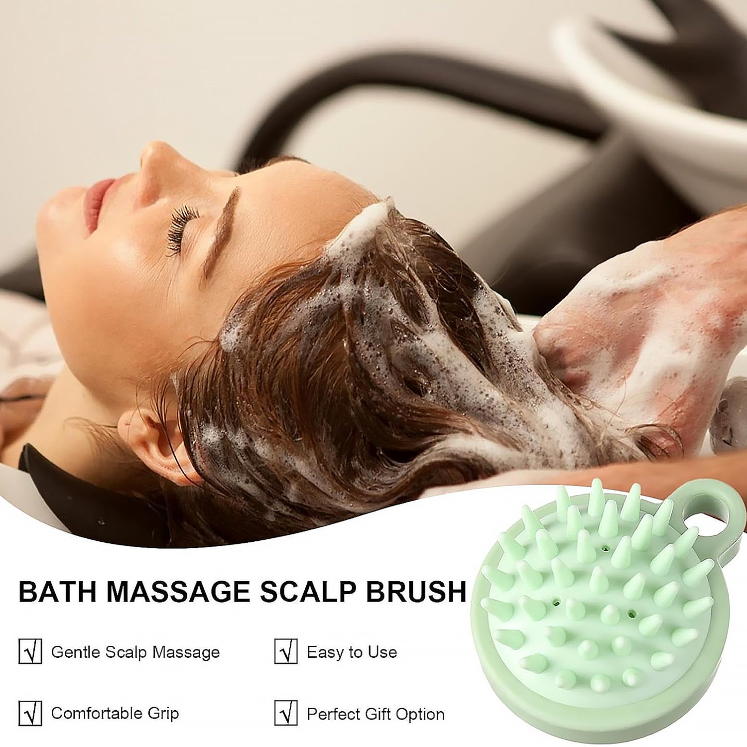 Comb Scalp Massage Brush, Hair brush, Hair Comb, Shower Brush, Bath Massage Brush, Small Portable Brush Washable Massage Comb Bath Shampoo Massages Effectively Remove Loose Short Hair - Bhavnagar Deodap