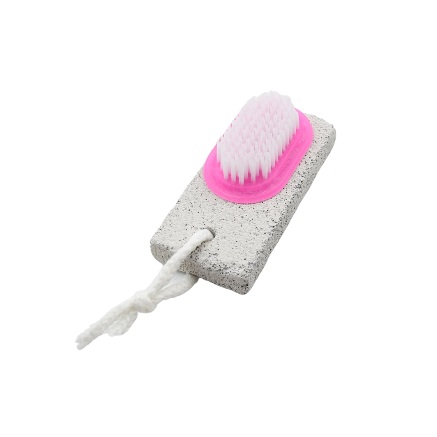 Hand and Foot Brush with pumice stone to Remove Dead Skin & Callus Stone Foot Scrubber Pedicure Brush For Dead Skin - Bhavnagar Deodap