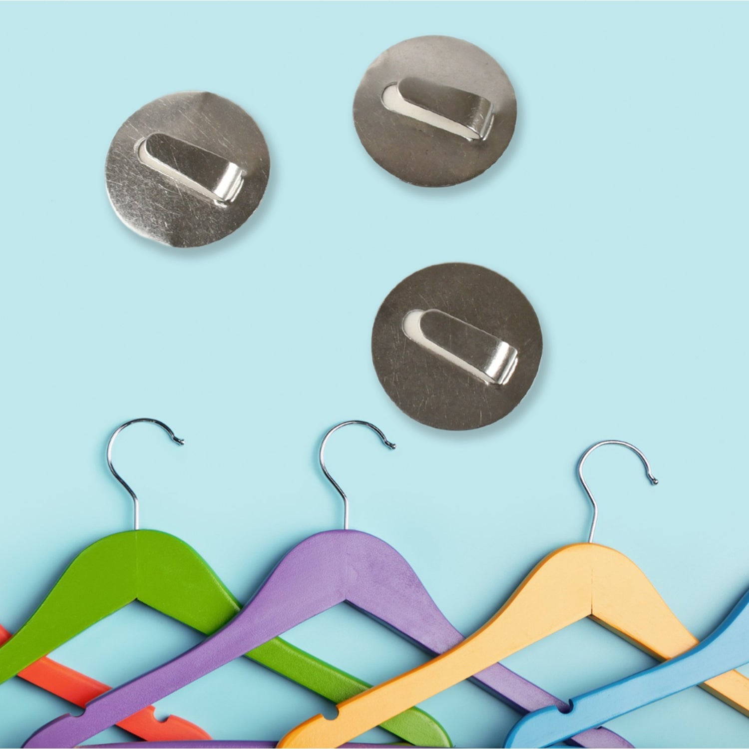 Self- Adhesive Hooks, Heavy Duty Wall Hooks Hangers Stainless Steel Waterproof Sticky Hooks for Hanging Robe Coat Towel Kitchen Bathroom and. - Bhavnagar Deodap