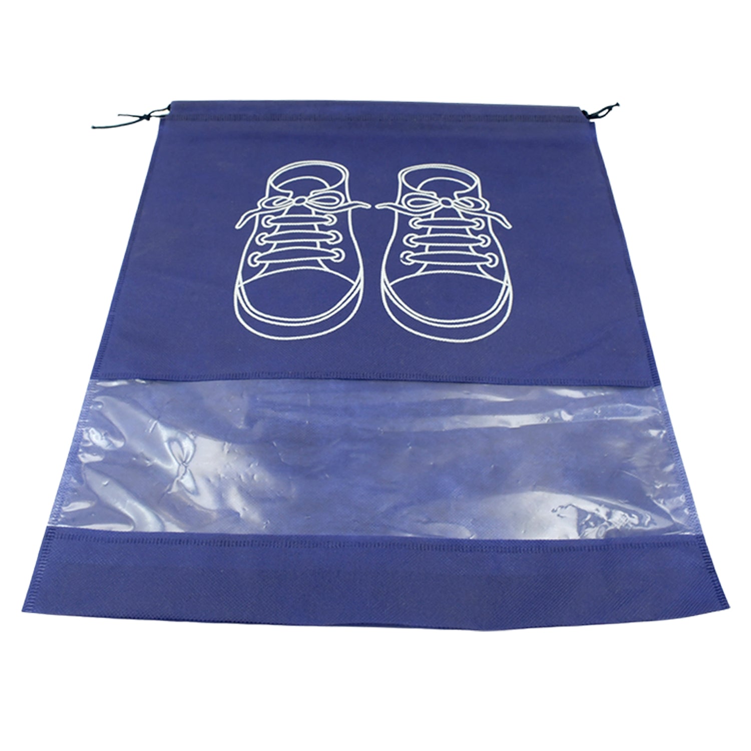 Beach Bag Shoes Storage Bag Closet Organizer Non-woven Travel Portable Bag Waterproof Pocket Clothing Classified Hanging Bag shoe bag luggage travel Portable Shoe Pouch Non Woven Transparent Window (1 Pc ) - Bhavnagar Deodap