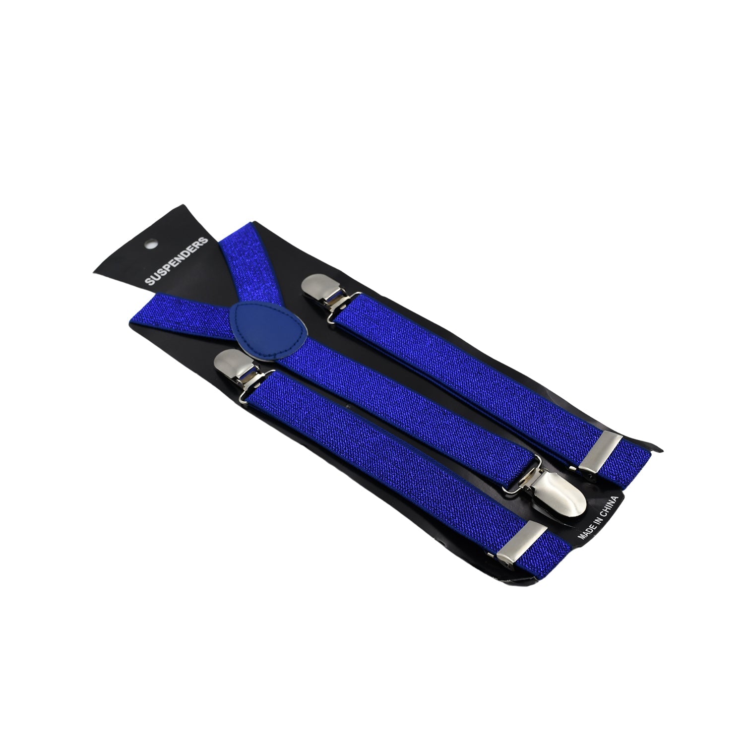 Royal Blue color suspenders belts stylish, Metal Clip Elastic Casual and Formal Suspenders for MEN boys women girls - Bhavnagar Deodap