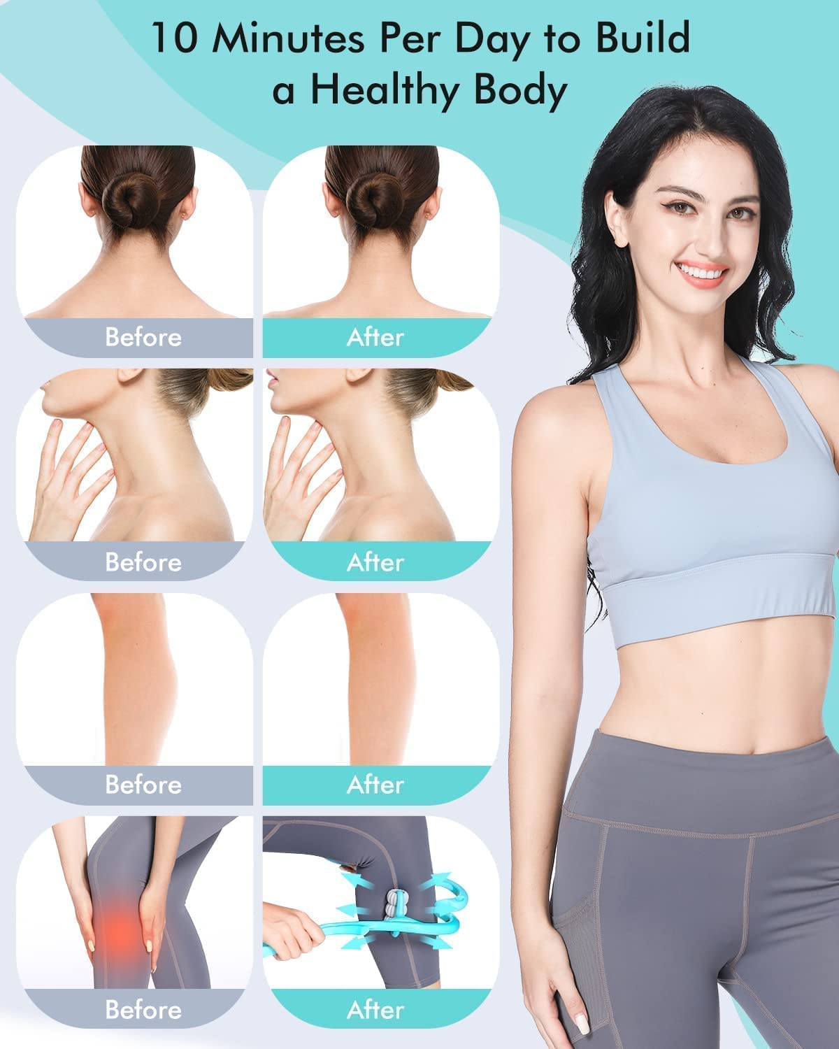 Neck & Shoulder Massager: Portable Relief for Back, Waist & More (1 Pc) - Bhavnagar Deodap