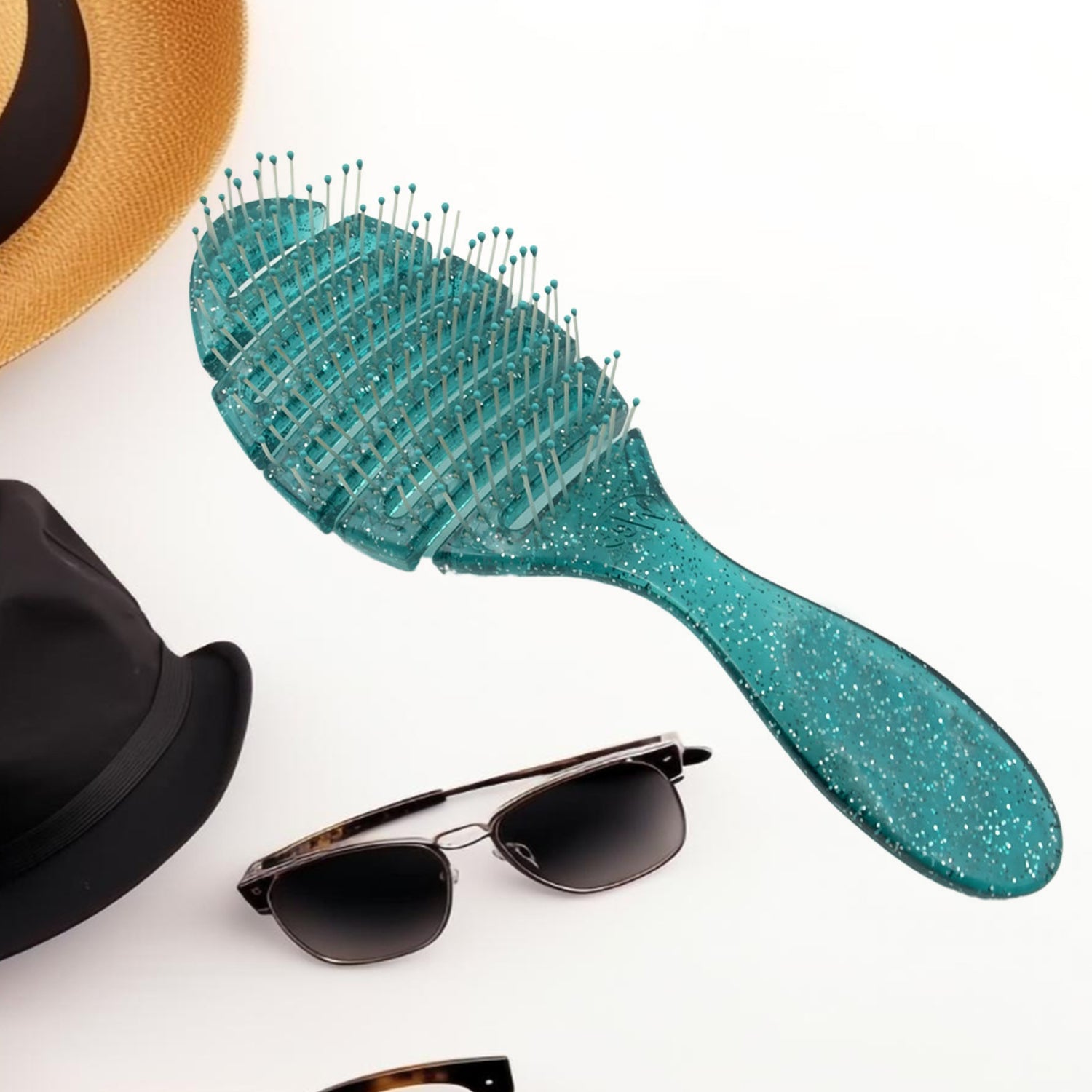 Anti-static Scalp Massage Hair Brush Comb for Curly Straight Hair,  Womens Hair Brush Wet, Detangling Brush for Curly Hair Detangler, Wet Hair Brush Detangler, Girls Hair Brush (1 Pc ) - Bhavnagar Deodap