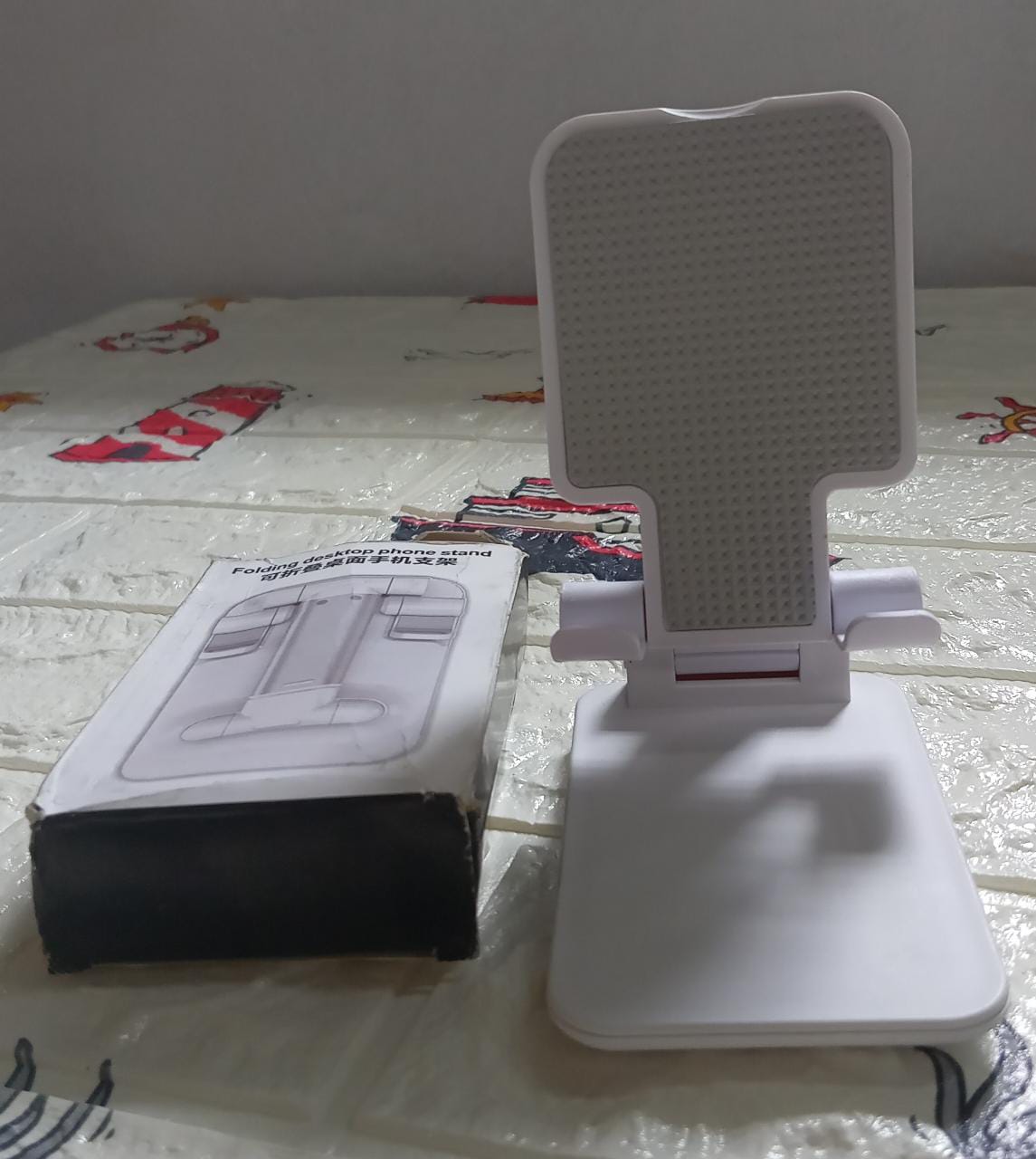 Foldable Mobile Stand with Angle Adjustable Desktop Table Mobile Holder - Bhavnagar Deodap