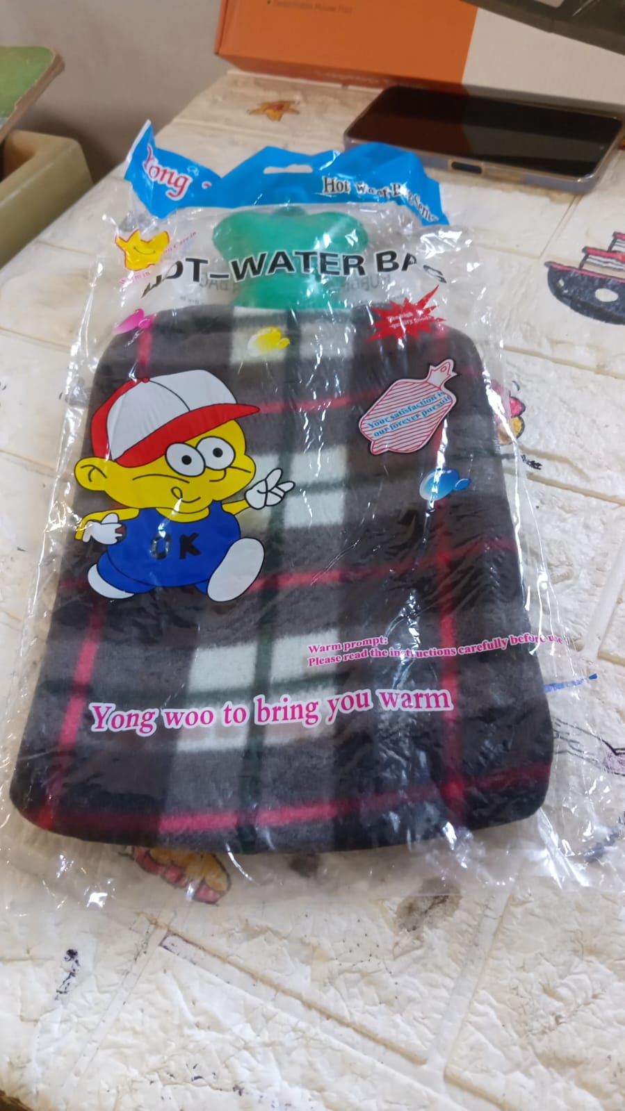 Hot Water Bag With Cover For Pain Relief, Neck, Shoulder Pain and Hand, Feet Warmer, Menstrual Cramps, Hot and Cold Therapy Leak Proof Pad (1 Pc) - Bhavnagar Deodap