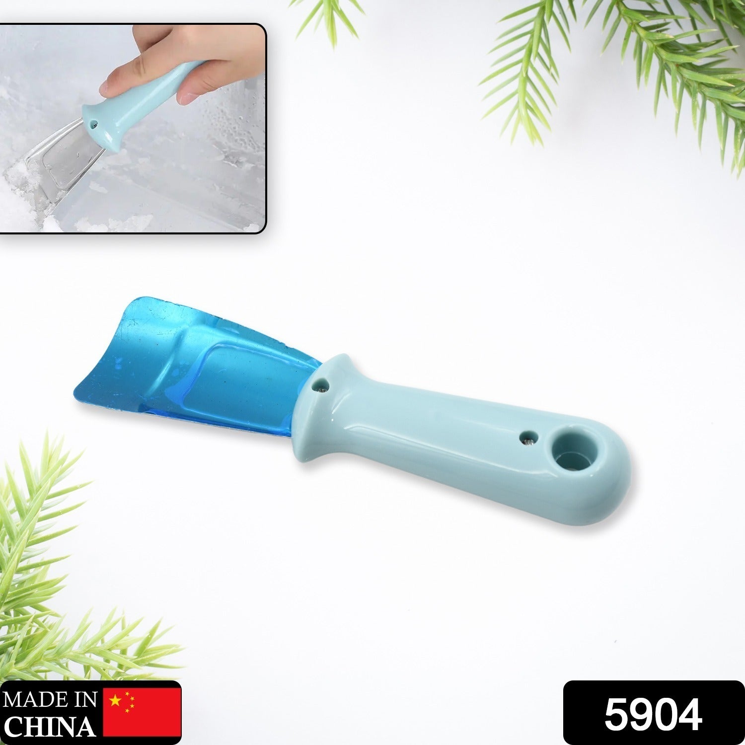 ice Remover Scoop, Non Slip Ergonomic Design Compact Size Freezer Shovel Anti Rust for Refrigerator (1Pc) - Bhavnagar Deodap