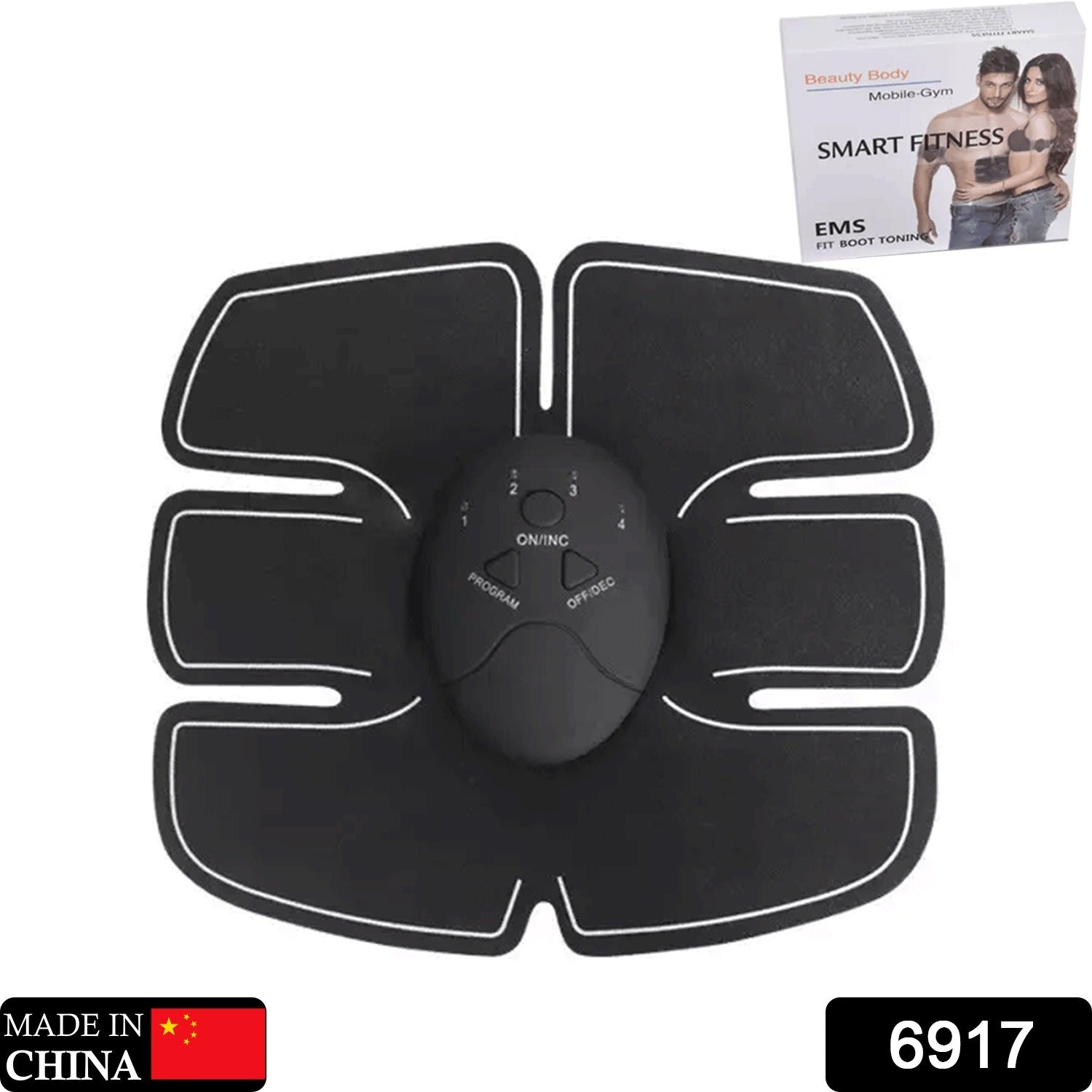 6 pack abs stimulator Wireless Abdominal and Muscle Exerciser Training Device Body Massager/6 pack abs stimulator charging battery/mart Fitness Abs Maker/Exerciser Training Device - Bhavnagar Deodap