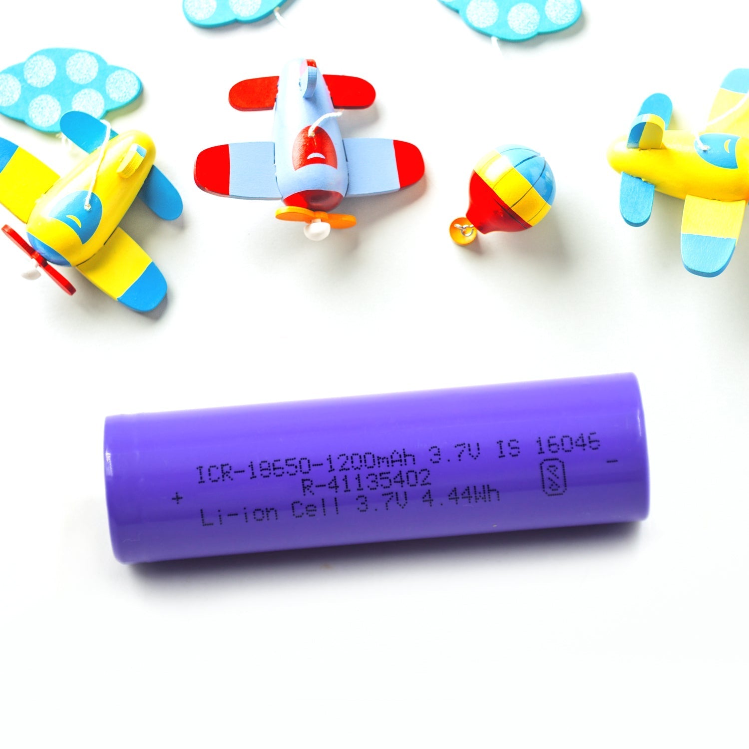 High-Capacity Released Rechargeable Batteries 3.7V 1200Mah Flat Top Lithium Rechargeable Battery (1pc) - Bhavnagar Deodap