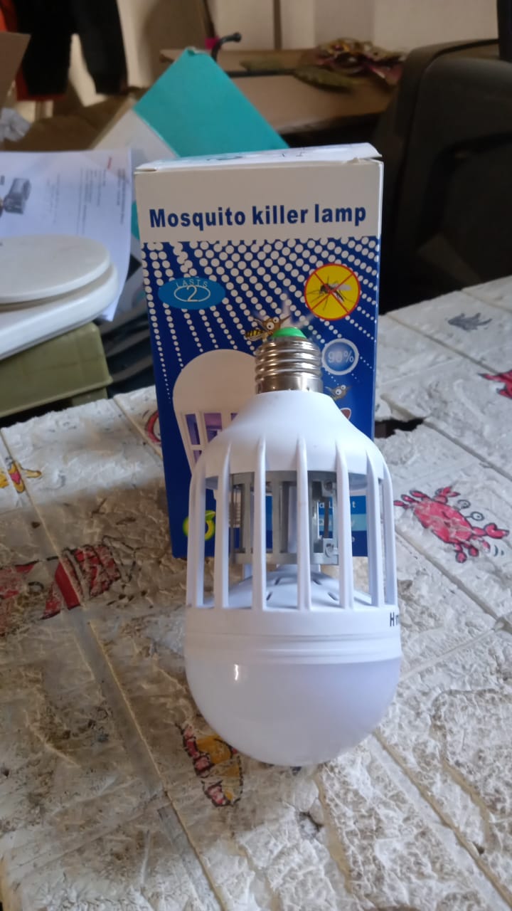 15W  Mosquito Killer Lamp E27 Summer Moths Flying Insects Led Zapper Mosquito Killer Lamp Light Bulb Household - Bhavnagar Deodap