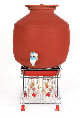 Ring Matka Stand With Tray Stainless Steel Matka - Bhavnagar Deodap