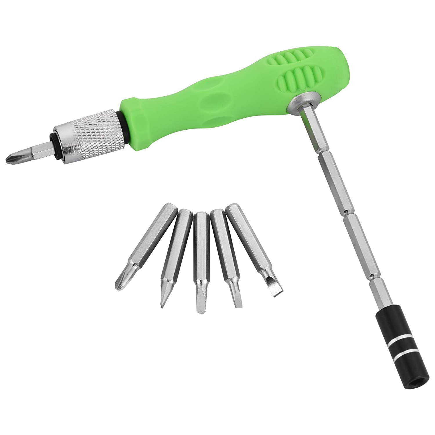 32 in 1 Mini Screwdriver Bits Set with Magnetic Flexible Extension Rod - Bhavnagar Deodap