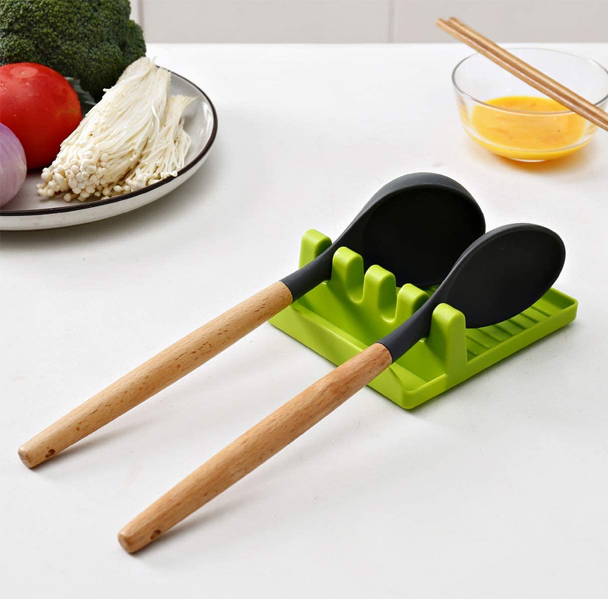 2121 Multi-Functional Spatula Holder/Rest for Kitchen Utensils 