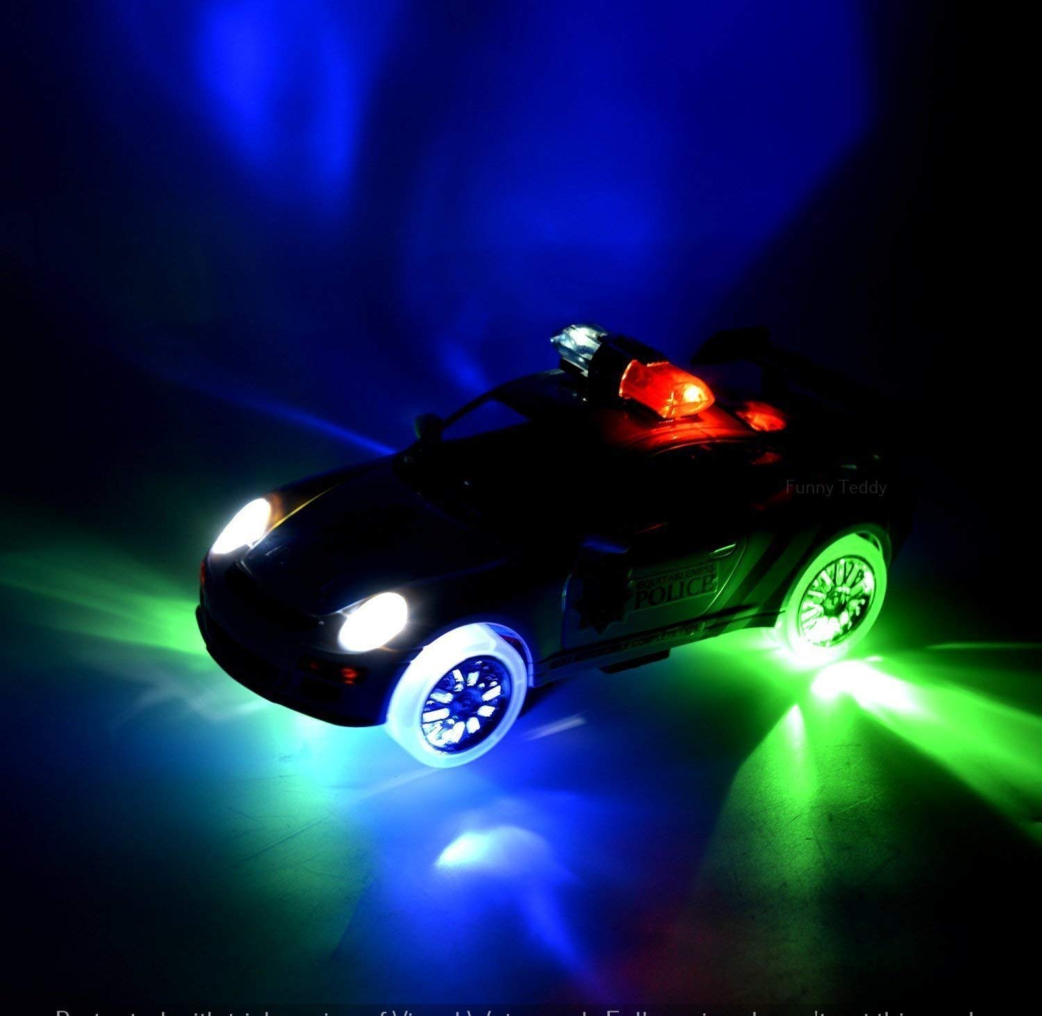 Police Car Toy, 3D Lights & Music, Kids Bumper Car - Bhavnagar Deodap