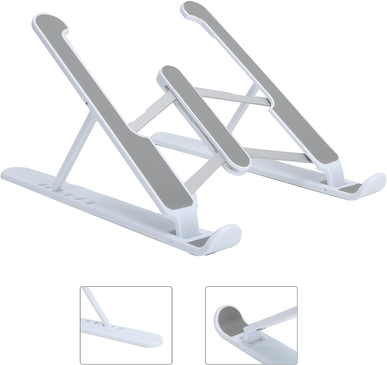 ADJUSTABLE TABLET STAND HOLDER WITH BUILT-IN FOLDABLE LEGS AND HIGH QUALITY FIBRE - Bhavnagar Deodap