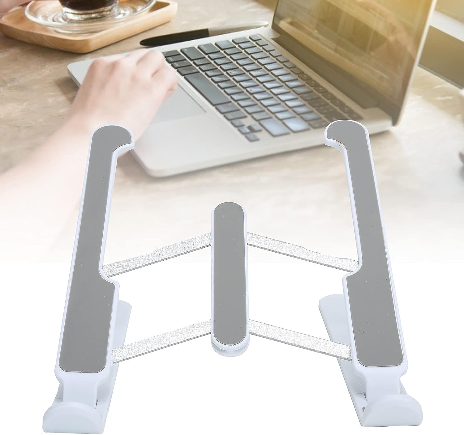 ADJUSTABLE TABLET STAND HOLDER WITH BUILT-IN FOLDABLE LEGS AND HIGH QUALITY FIBRE - Bhavnagar Deodap