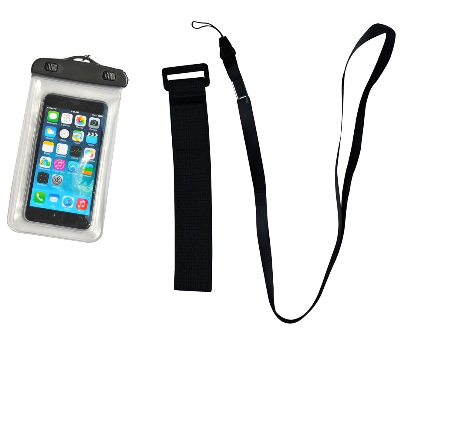 Dust Proof rain Pouch Waterproof Plastic Mobile Cover With Belt Waterproof Phone Pouch, Large Phone Waterproof Case Underwater Dry Bag for All Android and iPhone Models - Bhavnagar Deodap