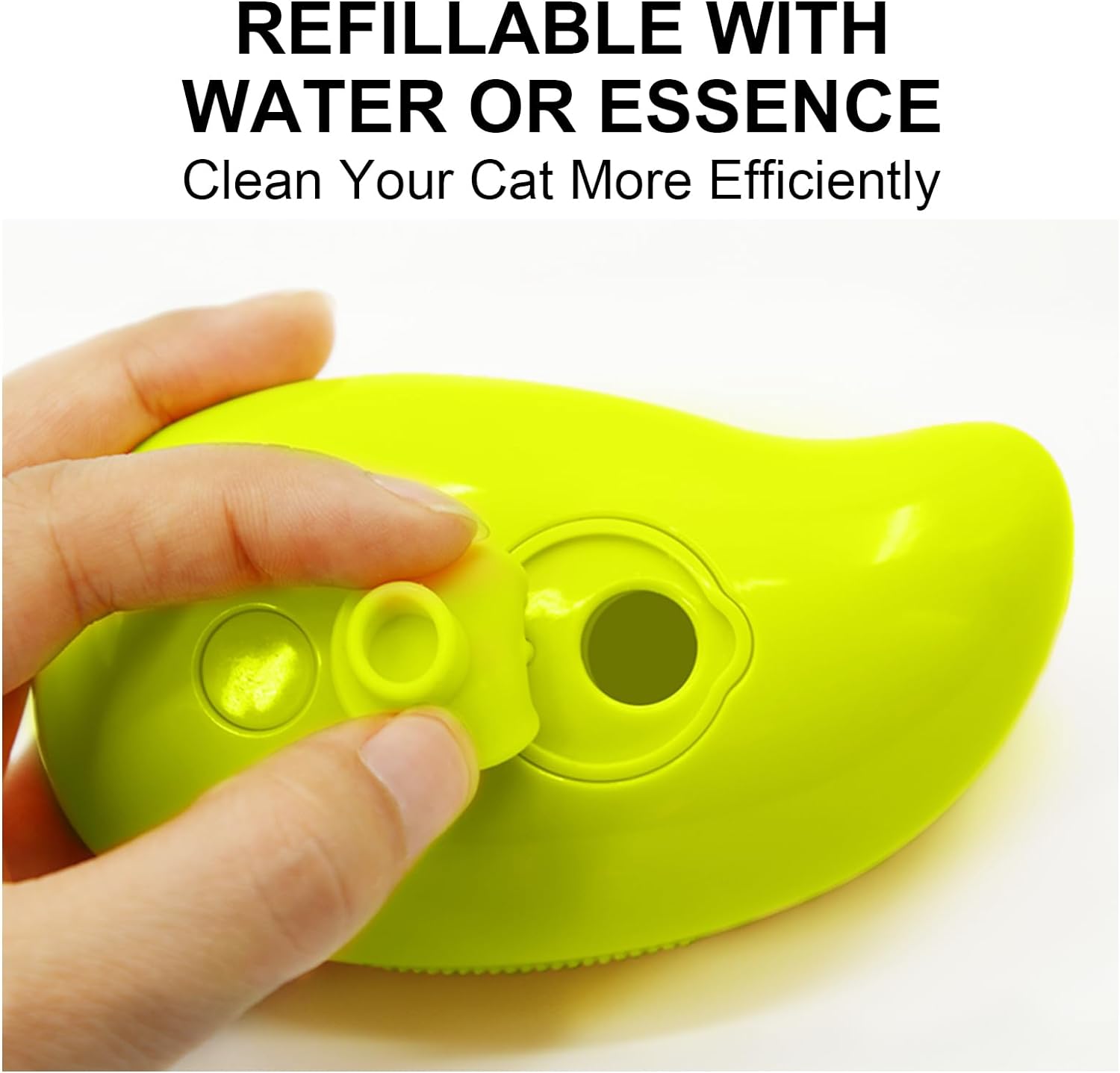 3 In1 Cat Steamy Brush, Self Cleaning Steam Cat Brush Cat Steamer Brush for Massage Cat Grooming Brush Pet Hair Removal Comb for Cat and Dog, for Removing Tangled and Loose Hair - Bhavnagar Deodap