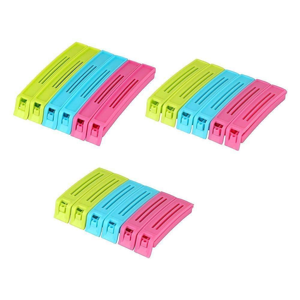 Plastic Snack Bag Clip Sealer Set (18 Pcs, Multicolour) - Bhavnagar Deodap