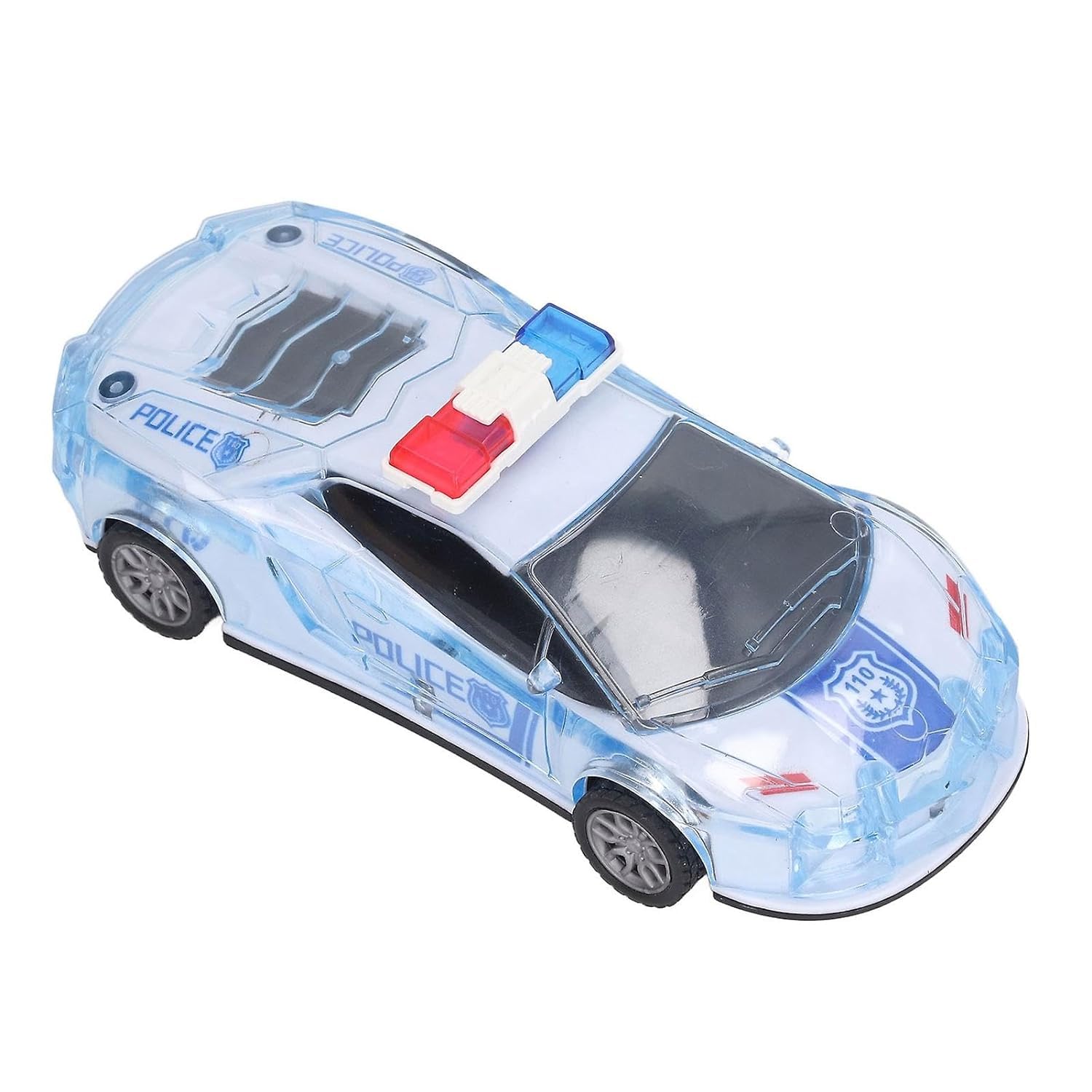 Branded Police Car with Lights, Push & Go Powered, Music and Siren Sound Car Toy for Kids Toy Vehicle Playsets ( Made in - Bhavnagar Deodap