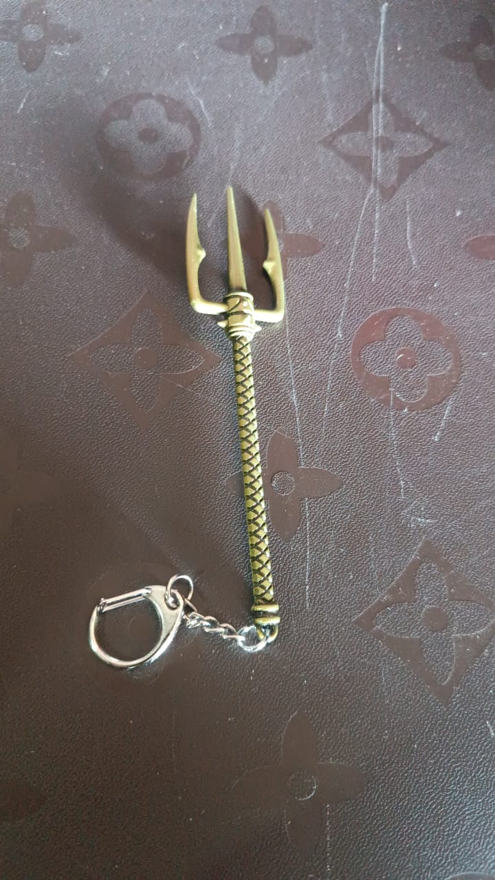 Aquaman Metal Keychain - Durable Stainless Steel Design (1 Pc) - Bhavnagar Deodap
