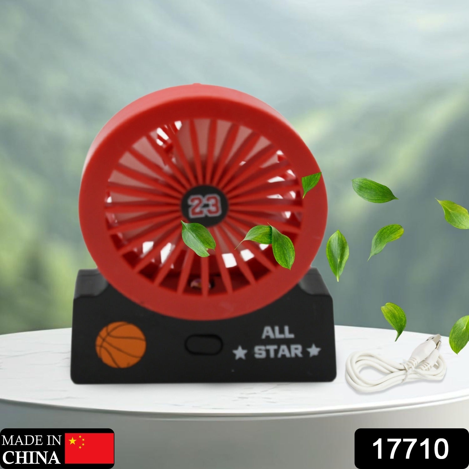 PORTABLE MINI DESK FAN, TABLE FAN WITH PERSONAL DESK FAN SUITABLE FOR OFFICE, SCHOOL & HOME USE (1Pc) - Bhavnagar Deodap