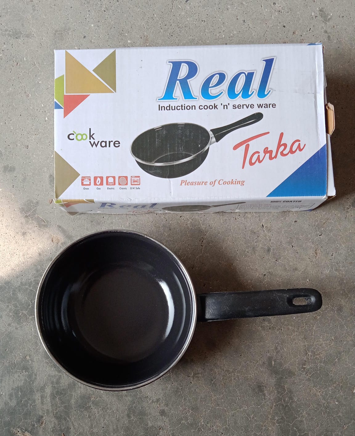 Non-Stick Gas Compatible Fry Pan Without Lid - Bhavnagar Deodap
