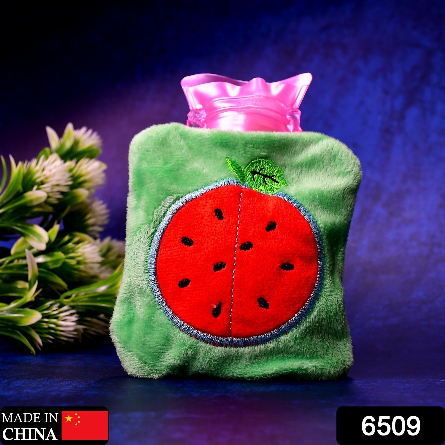 Watermelon small Hot Water Bag with Cover for Pain Relief, Neck, Shoulder Pain and Hand, Feet Warmer, Menstrual Cramps. - Bhavnagar Deodap