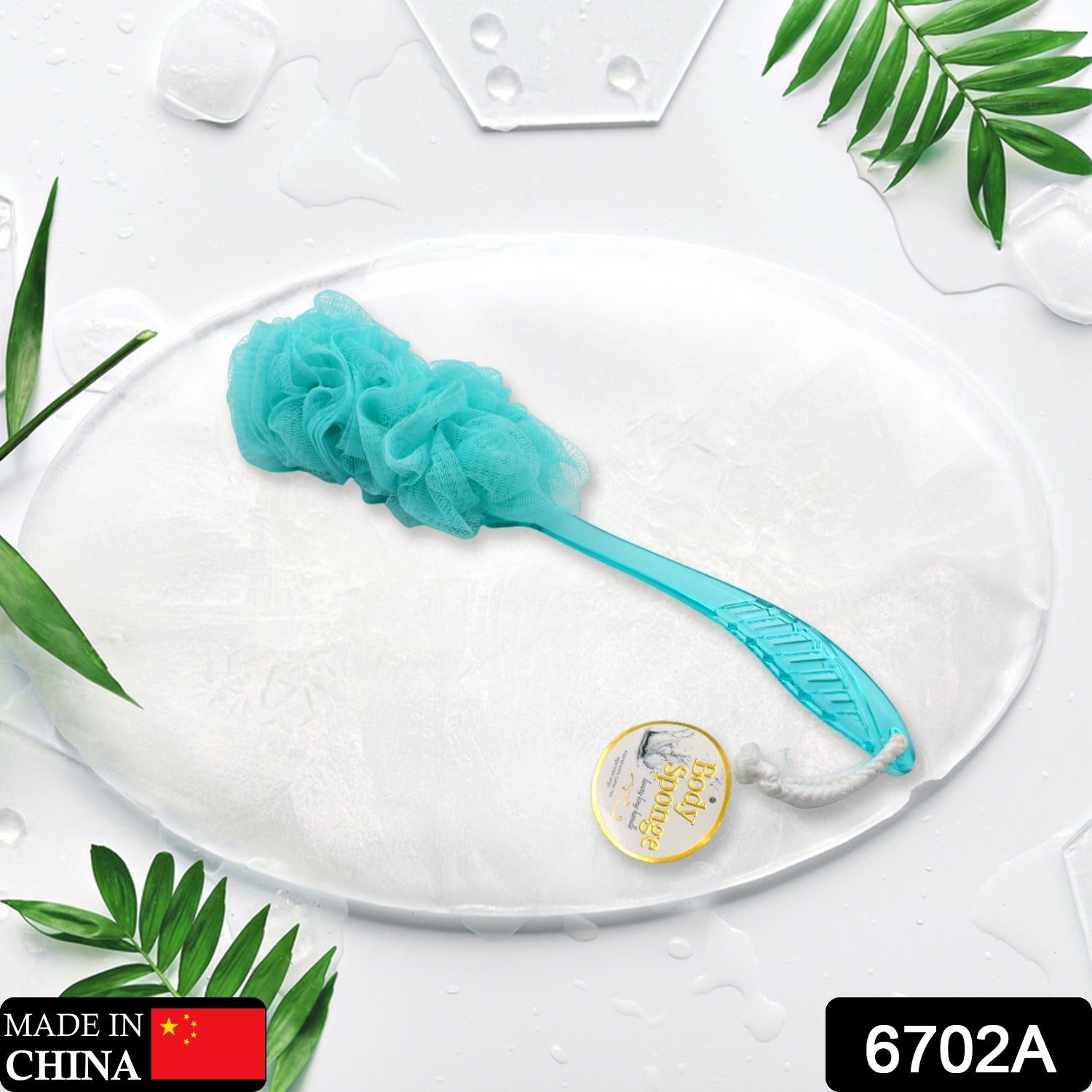 Loofah Back Scrubber for Shower, Long Handle Bath Sponge Shower Brush, Soft Nylon Mesh Back Cleaner Washer, Body Bath Brush for Women and Men, Bathroom Shower Accessories (45 Cm) - Bhavnagar Deodap