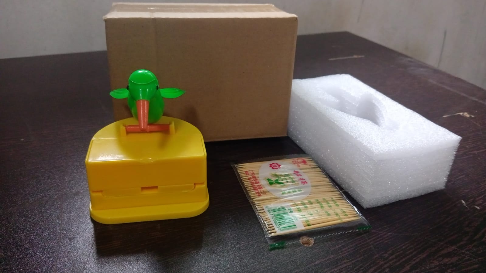 Portable Automatic Bird Toothpick Storage Box - Bhavnagar Deodap