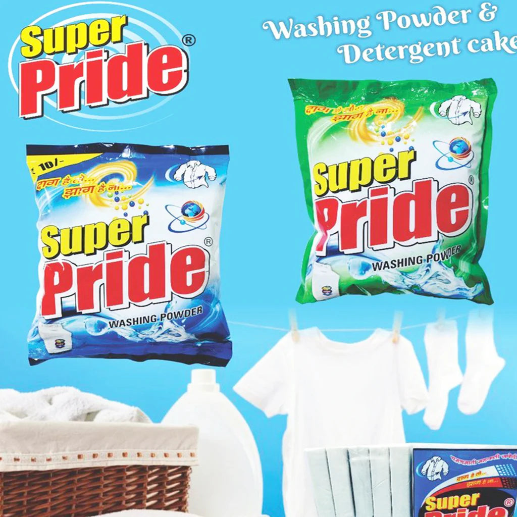 Super Pride (2.5Kg) Washing Powder, Your Ultimate Laundry Partner For A Pristine And Refreshing Clean - Bhavnagar Deodap