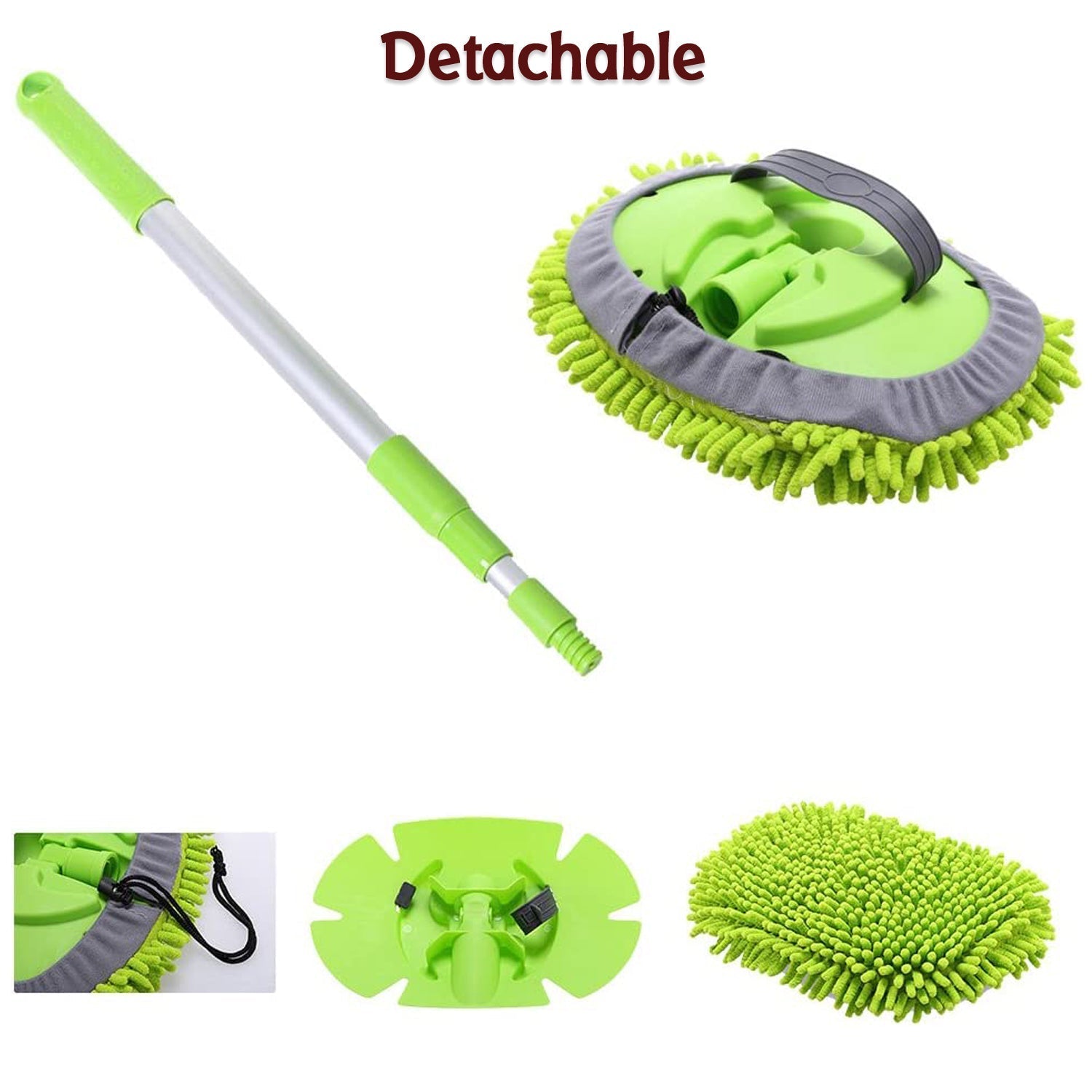 Dry/Wet Home, Kitchen, Office Cleaning Brush Extendable Handle