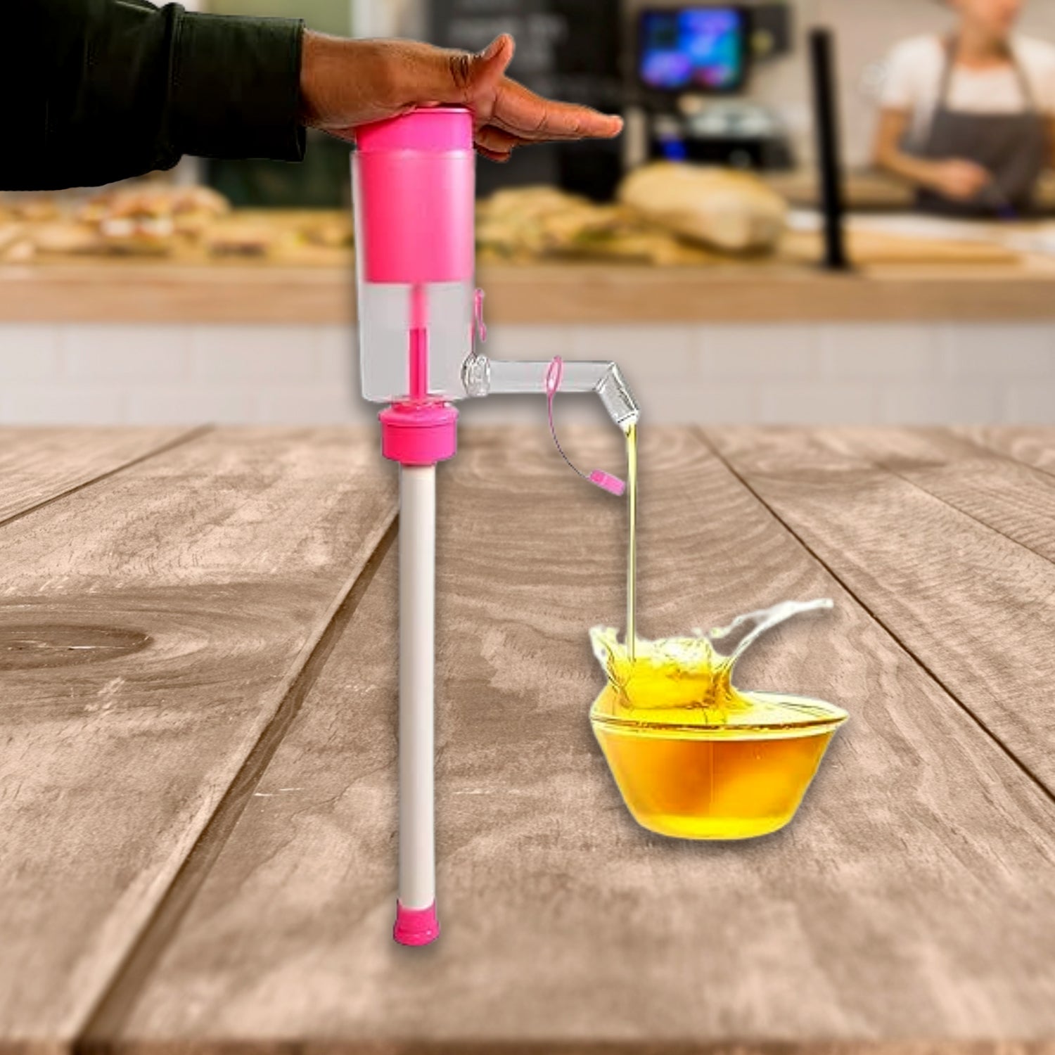 Plastic Push Oil Pump for Removal of Oil and Liquids